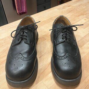 Dr. Martens Black Wingtip Brogue
